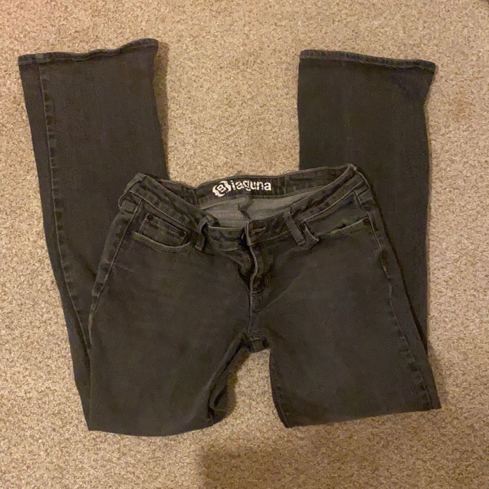 Low Waisted Black Jeans